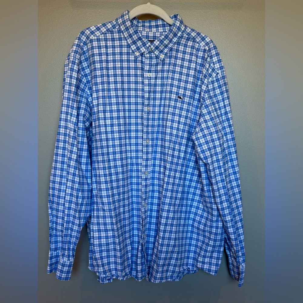 Men’s Vineyard Vines XXL Classic Fit Whale Shirt